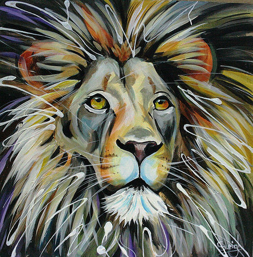 Lion by Susan B Leigh