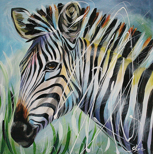 Zebra by Susan B Leigh