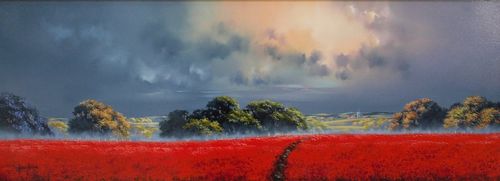 Scarlet Field by Allan Morgan