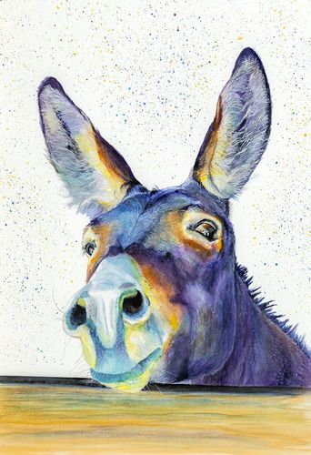 Delilah Donkey by Christine Purdy