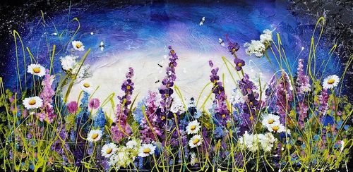 Gathering Fragrant Blooms by Rozanne Bell