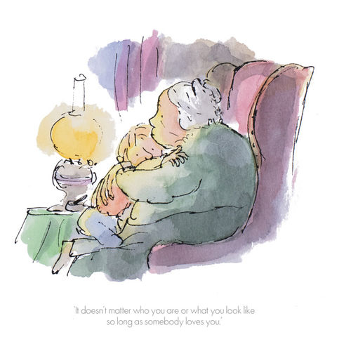 Roald Dahl The Witches - It Doesn't Matter Who You Are by Quentin Blake