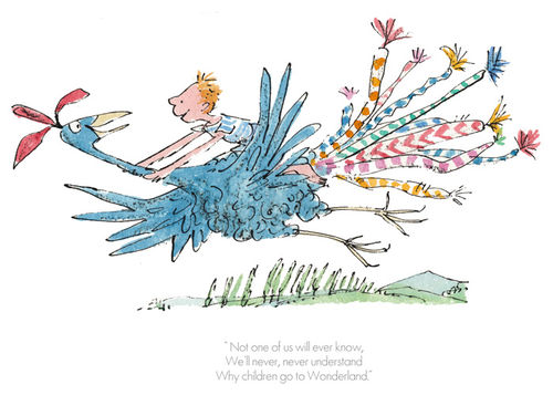 Roald Dahl Why Children Go To Wonderland - by Quentin Blake