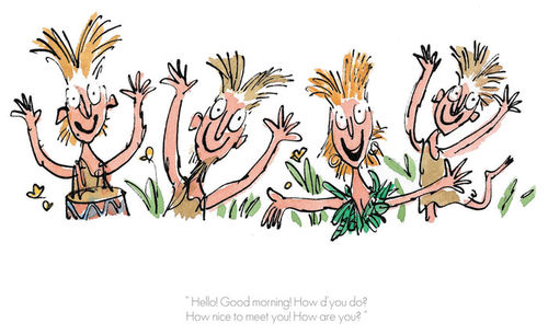 Roald Dahl Charlie And The Chocolate Factory - Hello, Good Morning by Quentin Blake