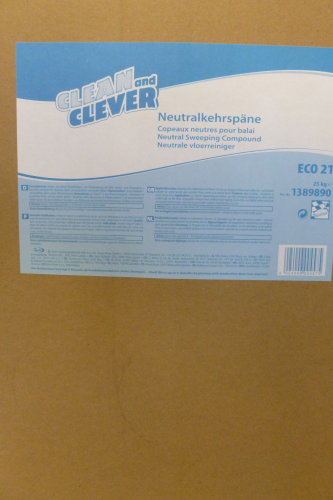 ECO21 Neutralkehrspäne 25kg CLEAN and CLEVER°