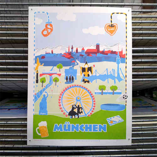 MÜNCHEN (lovely cities #1 / blaue edition)