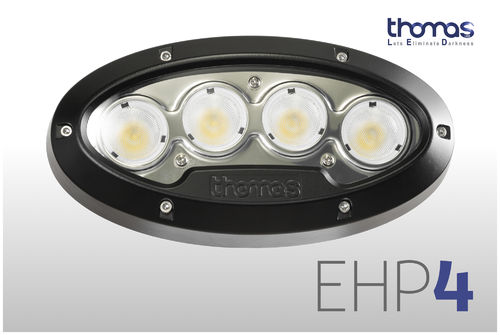 LED Einbau Arbeitsscheinwerfer THOMAS EHP4-60 oval   funkentstört   60° Abstrahlwinkel