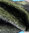 Sonderstoff - franz. Webfell, grünschwarz gespitzt, ca. 35 mm Flor, 0,55 x 0,70 m