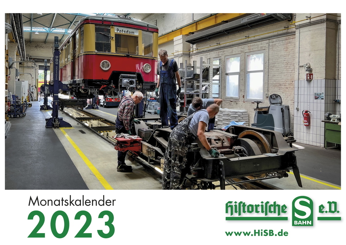 Kalender 2023 Historische S-Bahn Berlin e.V.