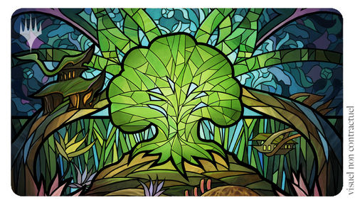 (SOLD OUT)  FOREST - STAIN GLASS