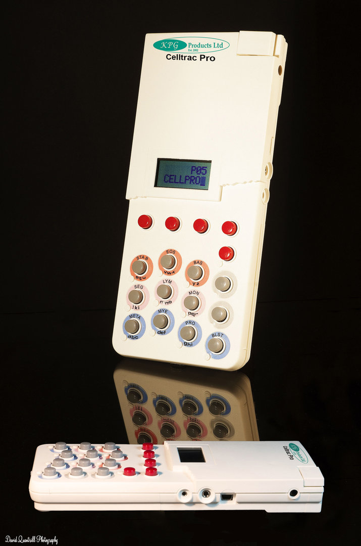 Celltrac Pro: Programmable 12 Channel Laboratory Cell Counter with USB output.