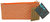 Stiftemäppchen aus Tyvek® - Halbkreise Outlines Gelb/Orange