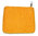 Handgefilztes Täschchen mit Reißverschluss, 14,5 x 11 cm, Blümchen, gelb