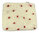 Handgefilztes Täschchen mit Reißverschluss, 14,5 x 11 cm, Punkte, weiß