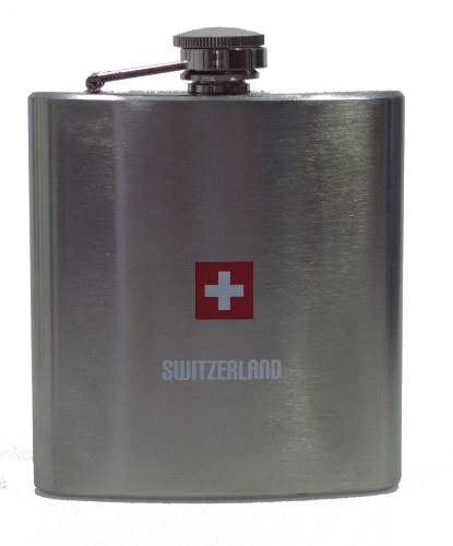 Taschenflasche "Switzerland" 210 ml 7 oz.