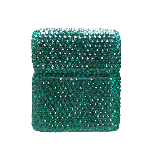"Swarovski" Z-Plus Emerald grün mit ca. 1.000 Steinen