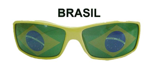 SideKick Flagglass "Brasilien"
