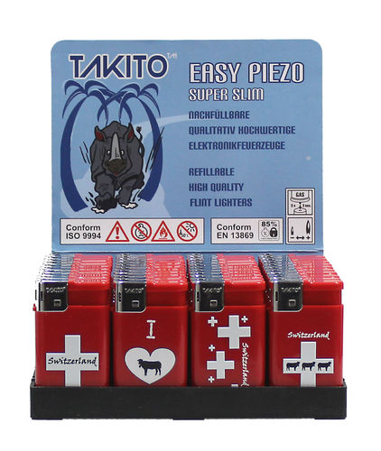 Takito Easy Piezo SWISS Super Slim red