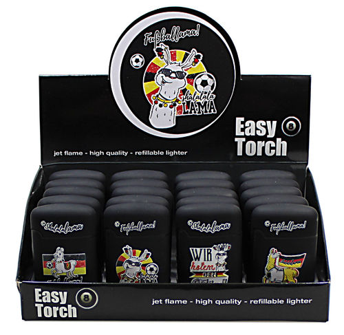 Easy Torch 8 Rubber „LAMA FUSSBALL“ Relief