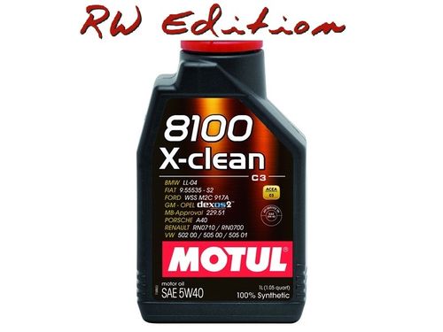 MOTUL 8100 X-clean 5W-40 1 Liter Motoröl vollsynthetisch