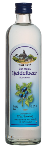 Heidelbeere - Spirituose 40% Vol.