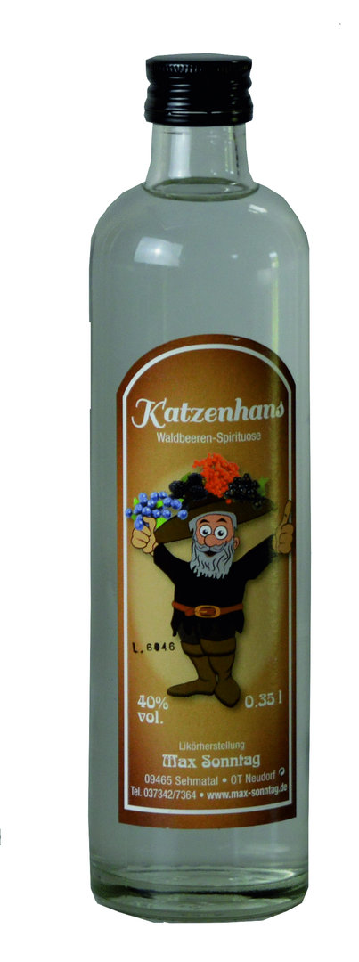 Katzenhans - Waldbeeren-Spirituose 40% Vol.